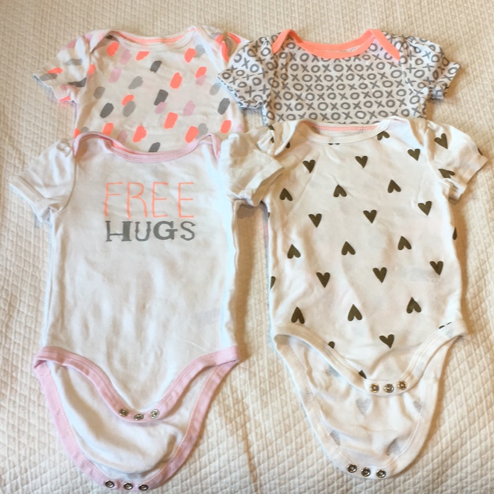 Cloud Island Short Sleeve (SET OF 4) 6-9 Month